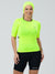 Women's Cycling Jersey Fit Pro Yellow by Savancini (4316)