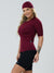 Women's Cycling Jersey Fit Pro Burgundy by Savancini (4316)