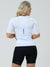 Women's Cycling Jersey Fit Pro White by Savancini (4316)