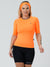 Women's Cycling Jersey Fit Pro Orange by Savancini (4316)