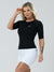Women's Cycling Jersey Fit Pro Black by Savancini (4316)