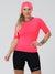 Women's Cycling Jersey Fit Pro Neon Pink by Savancini (4316)