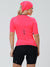 Women's Cycling Jersey Fit Pro Neon Pink by Savancini (4316)