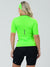 Women's Cycling Jersey Fit Pro Neon Green by Savancini (4316)