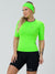 Women's Cycling Jersey Fit Pro Neon Green by Savancini (4316)