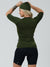 Women's Cycling Jersey Fit Pro Green by Savancini (4316)