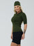 Women's Cycling Jersey Fit Pro Green by Savancini (4316)