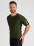Men's Cycling Jersey Fit Pro Green by Savancini(4110)