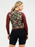 Women's Long Sleeve Cycling Jersey - Flowers Jungle by Savancini (3309)