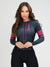 Women's Long-Sleeve Cycling Jersey Evolution Pink by Savancini (3309)