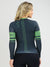 Women's Long-Sleeve Cycling Jersey Evolution Green by Savancini (3309)