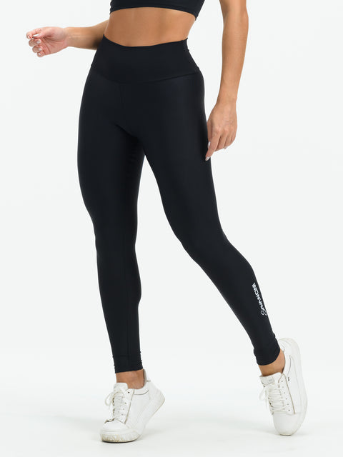 Savancini Aerobic Polyamide Black Legging (F354)
