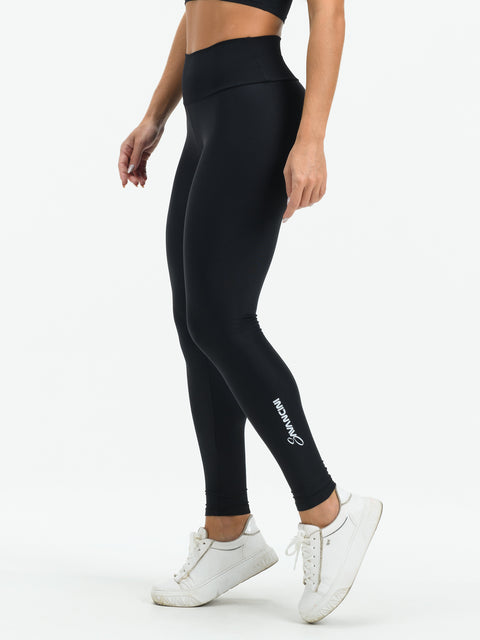 Savancini Aerobic Polyamide Black Legging (F354)