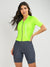 Women's Cycling Skinsuit - Gel Padding - Charcoal and Yellow Supreme by Savancini (SP470)