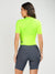 Women's Cycling Skinsuit - Gel Padding - Charcoal and Yellow Supreme by Savancini (SP470)
