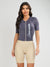 Women's Cycling Skinsuit - Gel Padding - Sand and Charcoal by Savancini (SP470)