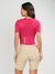 Women's Cycling Skinsuit - Gel Padding - Sand and Racy by Savancini (SP470)
