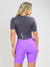 Women's Cycling Skinsuit - Gel Padding - Magic and Charcoal by Savancini (SP470)