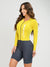 Women's Cycling Skinsuit - Gel Padding - Long Sleeve in Charcoal and Tibet by Savancini (SP460)