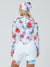 Women's Long Sleeve Cycling Skinsuit - Hummingbird Flowers by Savancini (3460F)