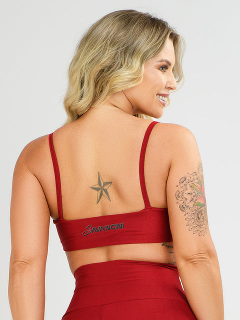 Women's Polyamide Top Red Star Savancini (ST200)