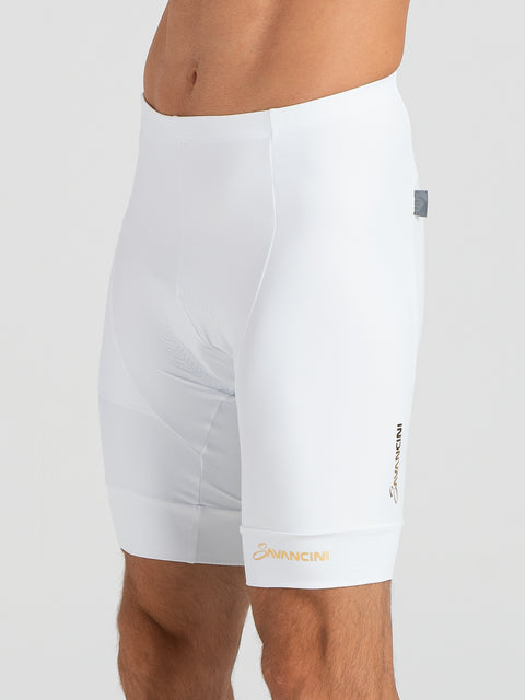 Savancini White Men´s Cycling Shorts (2005)