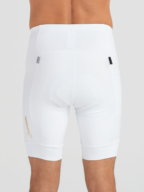 Savancini White Men´s Cycling Shorts (2005)