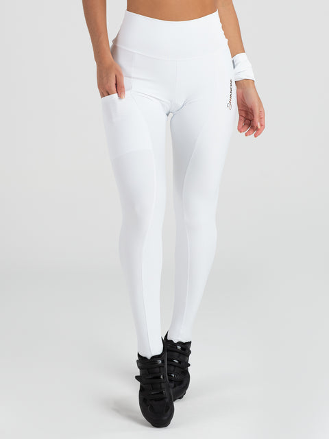 Savancini Women´s White Cycling Tights (2350)