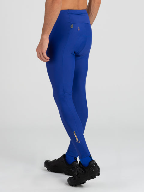 Savancini Men’s Blue Cycling Tights (2030)